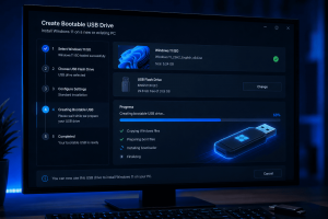 Bootable flash drive